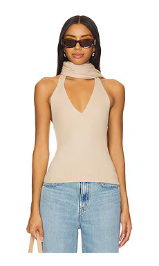 Lovers and Friends Aurel Top in Beige from Revolve.com | Revolve Clothing (Global)