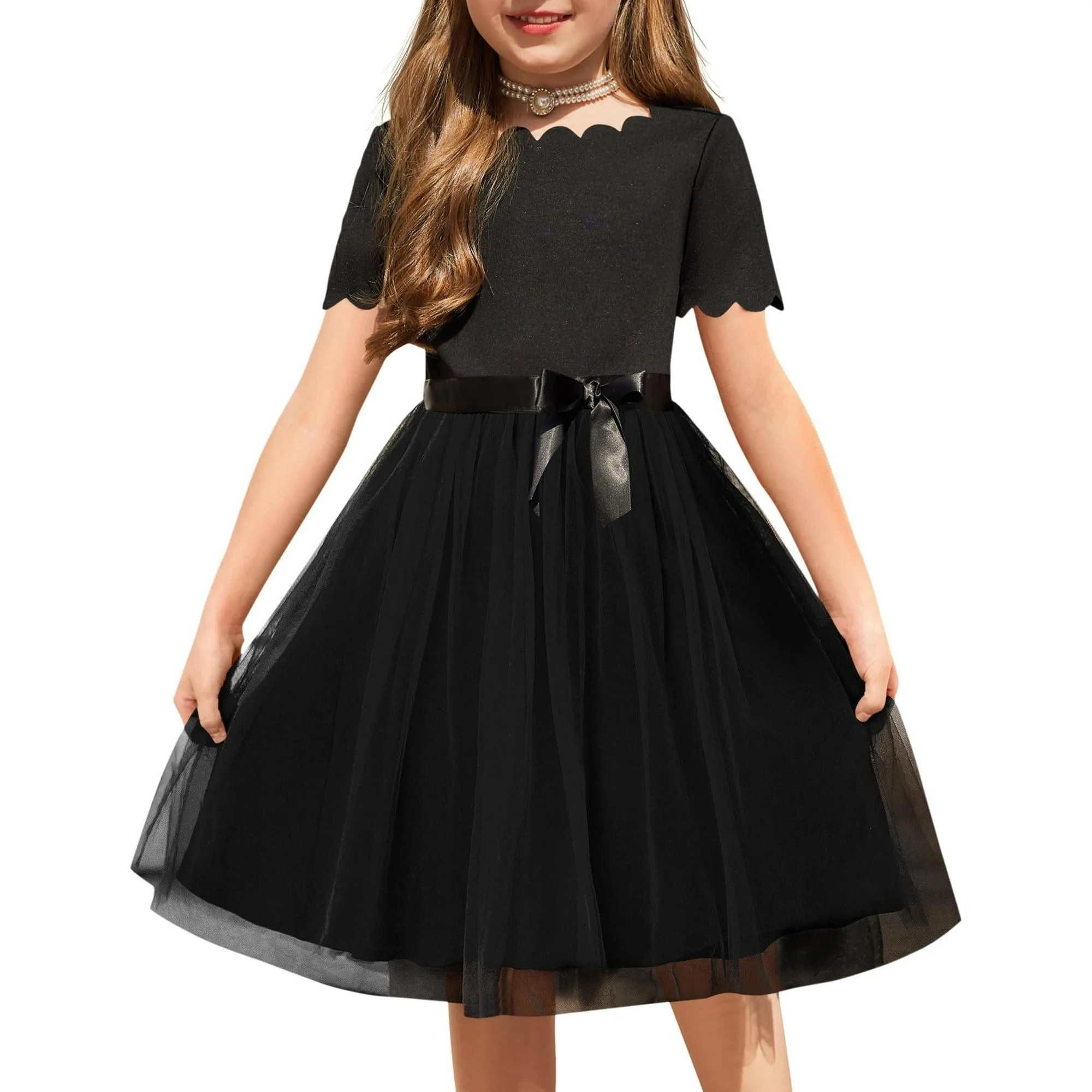 Arshiner Tutu Dress for Girls Tulle Princess Dresses Kids Little Girl Birthday Party Outfit | Walmart (US)