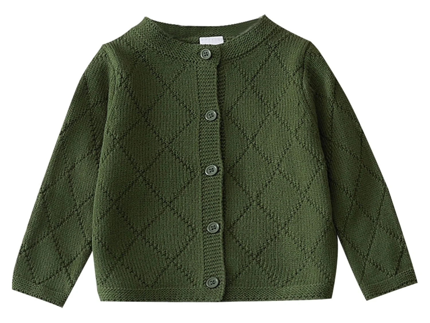 Actgleam Infant Girls Cardigan Sweater Long Sleeve Button up Knit Tops,Army Green,12-18Months | Walmart (US)