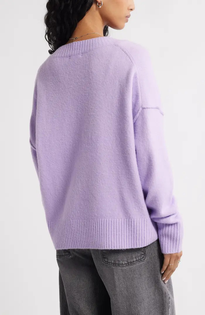 BP. Oversize Cozy V-Neck Sweater | Nordstrom | Nordstrom
