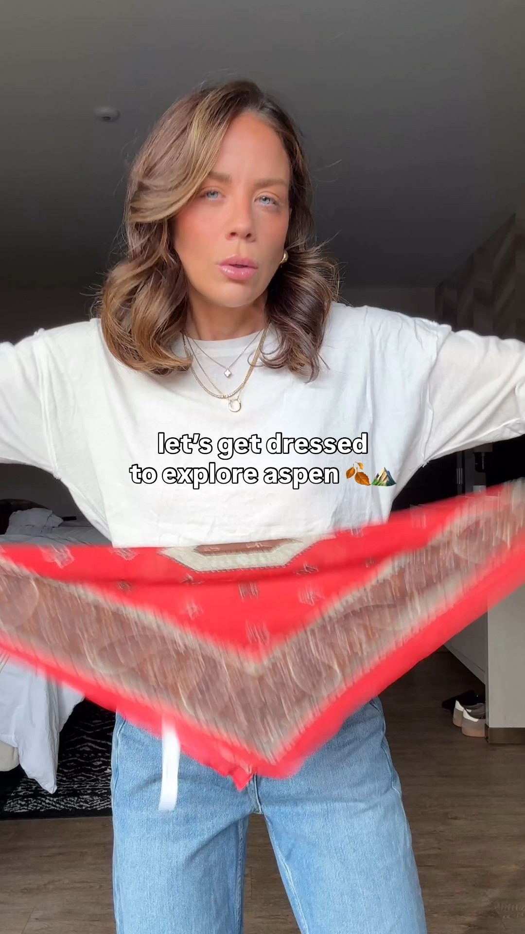 Get dressed with me Colorado edition! My FAVE basic white layering tee! I’m in xs. Jeans are tts I’m 5’3"

#LTKFindsUnder100 #LTKFindsUnder50 #LTKHoliday