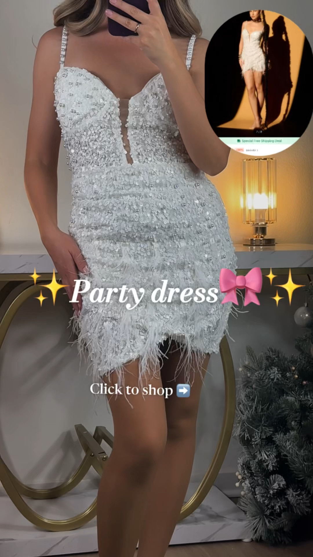 ✨Perfect party dress! Me size S ., true to size , beautiful white dress .

#LTKHoliday #LTKStyleTip #LTKSeasonal