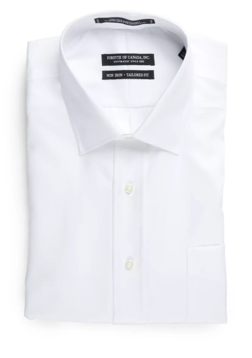 Tailored Fit Non-Iron Royal Oxford Dress Shirt | Belk