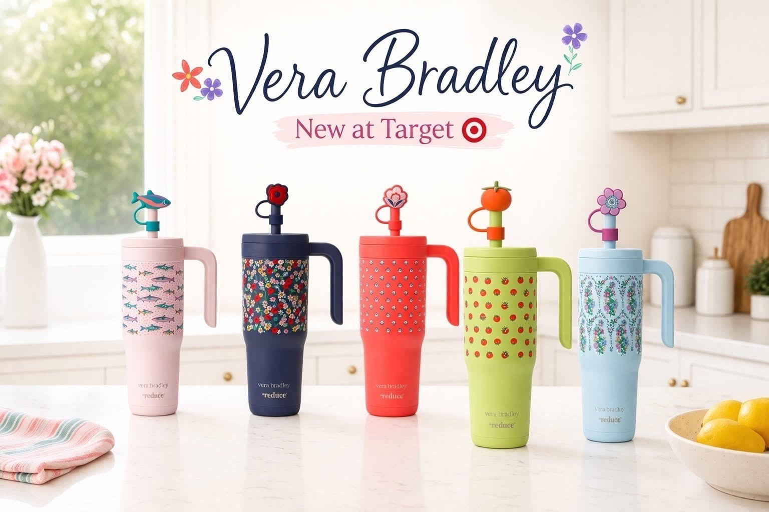 How CUTE! New at Target! The Reduce x Vera Bradley tumbler is 🙌🥤 Spill-proof, keeps drinks cold long, and the prints are gorg! So many other items too! 



#LTKdayinmylife #LTKSeasonal