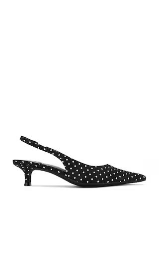 Persona Pumps in Black White Polkadot | Revolve Clothing (Global)