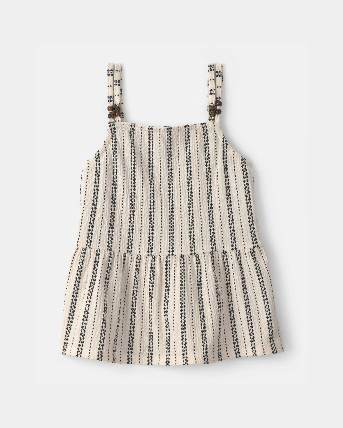 Girls Striped Tank Top - Black/Ivory | Carter's | Carter's Inc
