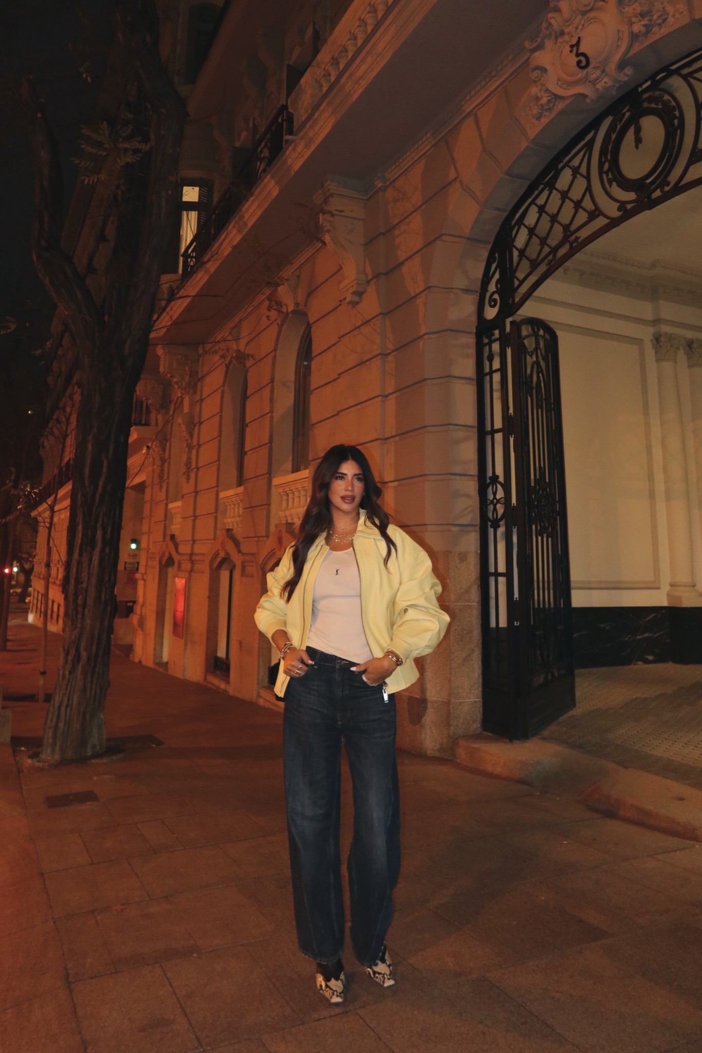 Date night outfit in Madrid
Xs in tank top
Small jacket 
Jeans TTS
Boots TTS and my best investment ever

#LTKgrwm #LTKootd