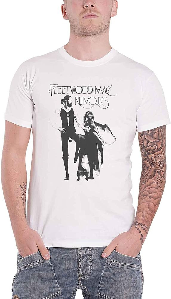 Fleetwood Mac Rumours Sketch Official Tee T-Shirt Mens Unisex | Amazon (US)