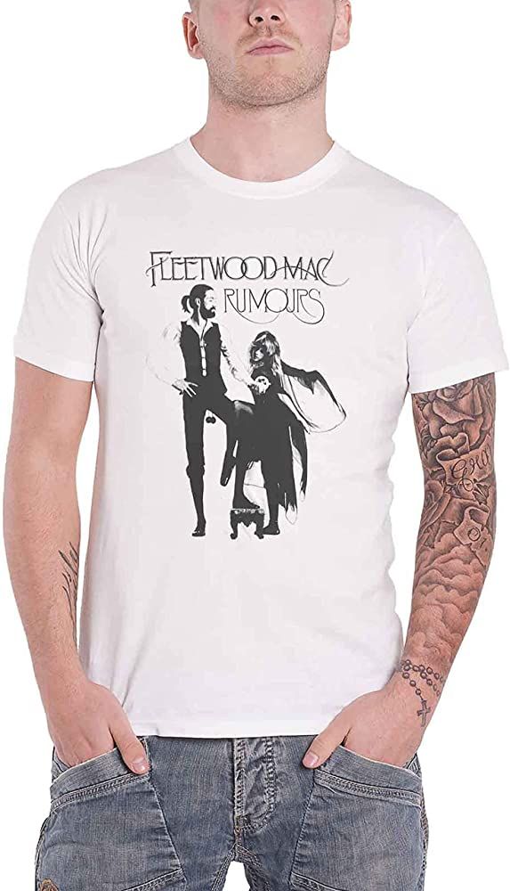 Fleetwood Mac Rumours Sketch Official Tee T-Shirt Mens Unisex | Amazon (US)