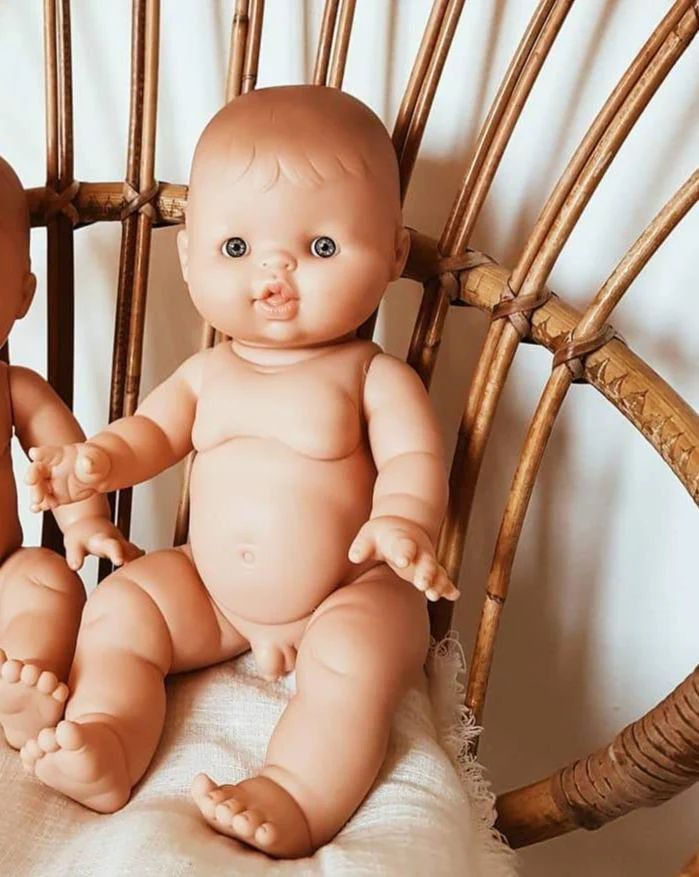 MiniKane Little European Baby Boy Doll | Bohemian Mama