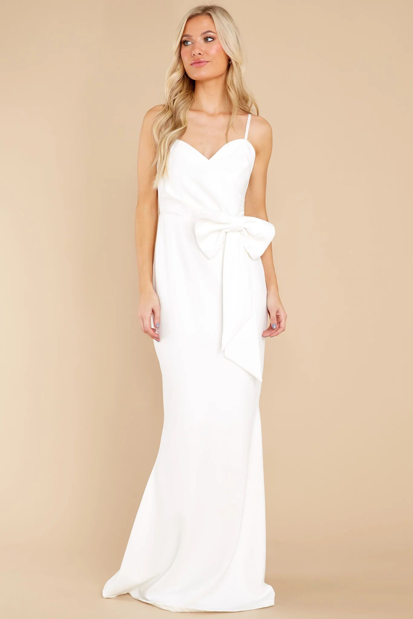 The Perfect Choice White Maxi Dress | Red Dress 