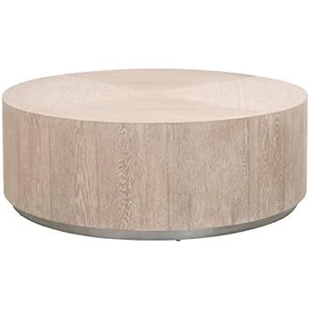 Star International Furniture District Roto Wood Large Coffee Table in Gray | Amazon (US)