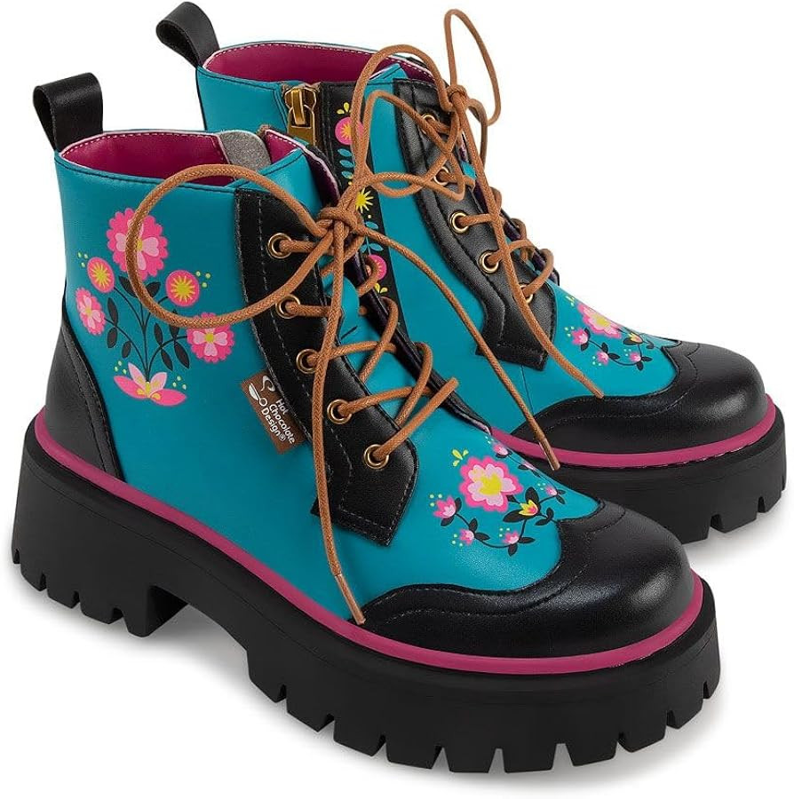 Hot Chocolate Design Bold Women's Chunky Ankle Boots | Amazon (US)