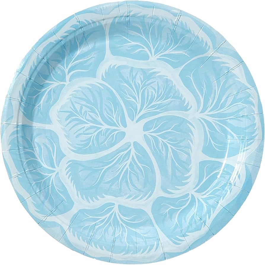 Melissa's Garden Cabbage Disposable Paper Dessert Plates Pack of 8 - Great for outdoor events, bb... | Amazon (US)