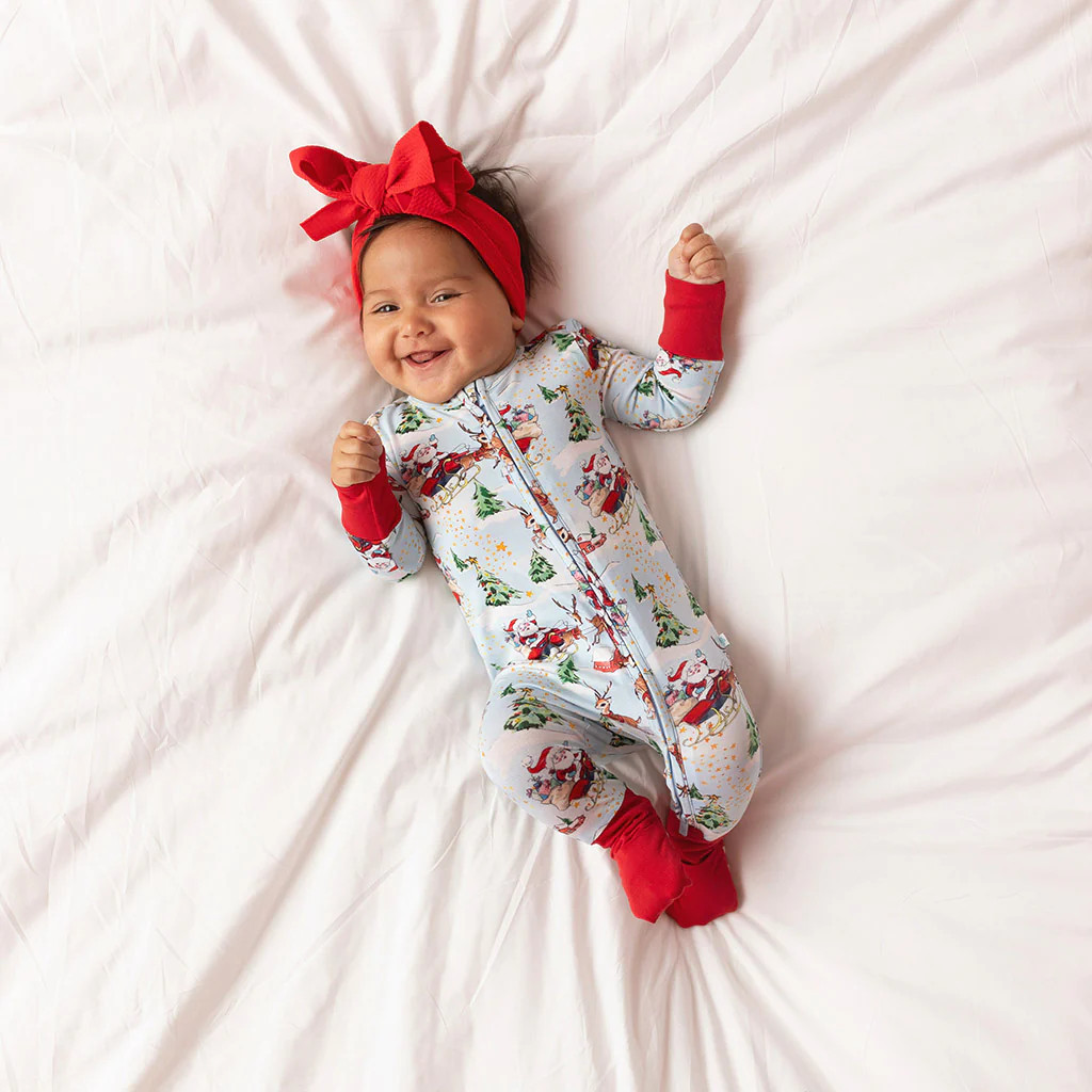 Holiday Blue Baby Convertible Sleeper | Pere Noel | Posh Peanut