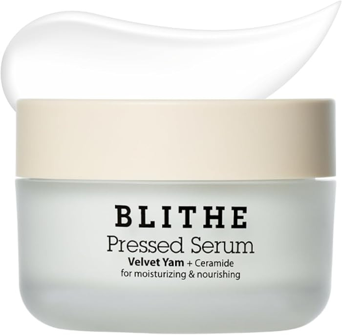 BLITHE Pressed Serum 68.79% Wild Yam Moisturizing Serum with Cream Texture for Women, Vegan Mucin... | Amazon (US)