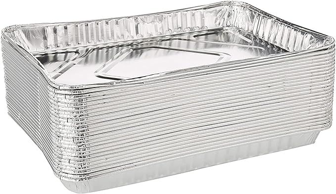 DCS Deals Pack Of 12 1/4-Size (Quarter) Sheet Cake Aluminum Foil Pan– Extra Sturdy and Durable ... | Amazon (US)
