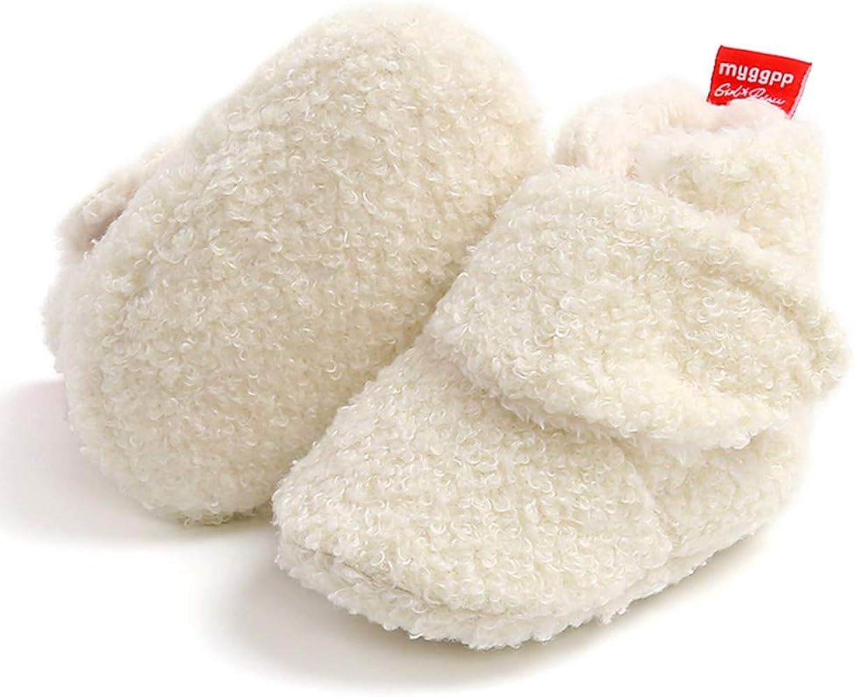 LAFEGEN Baby Booties for Boys Girls with Soft Lining Non Slip Gripper Newborn Infant Slipper Sock... | Amazon (US)