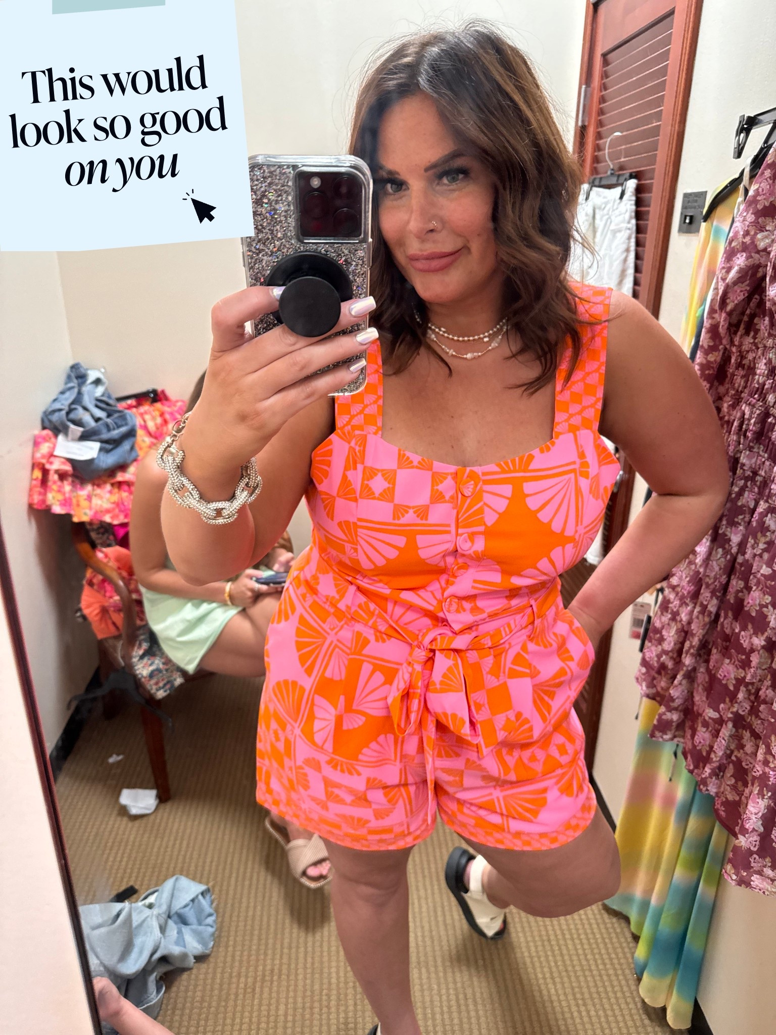 This Romper with pockets is beyond comfy & perfect for all the hot end of summer events! This also comes in a two piece set and it’s by one of my favorite brands. Runs true to size or size down one size depending on chest size.

#LTKWorkwear #LTKWedding #LTKTravel