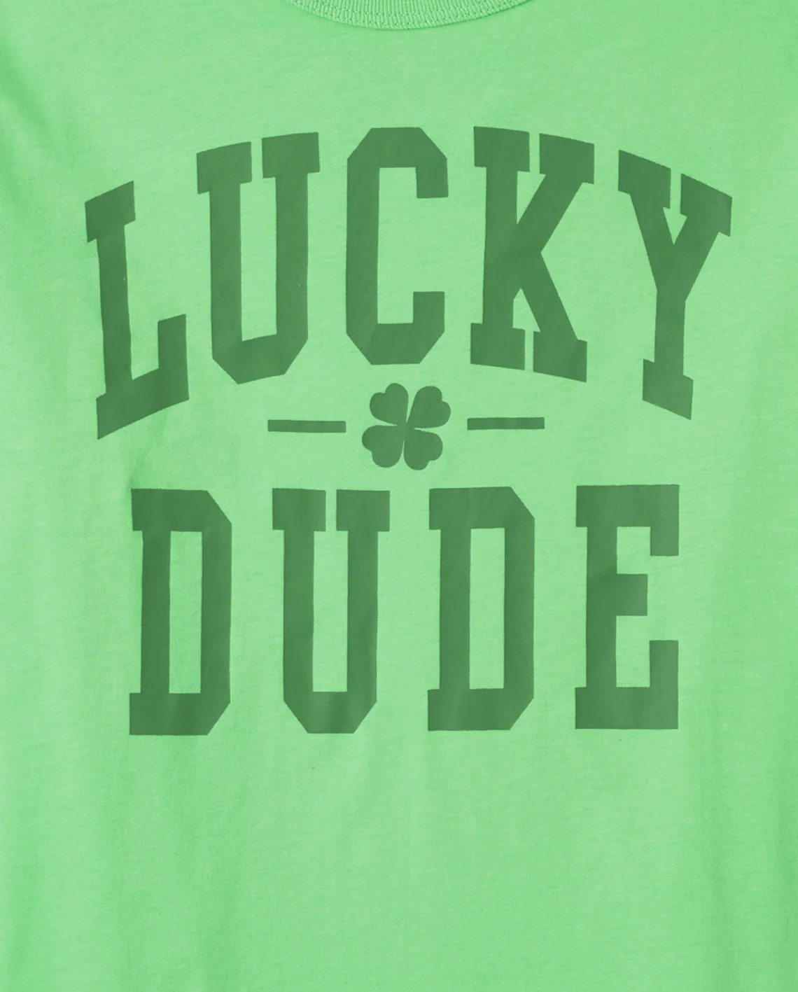 Boys Matching Family St. Patrick's Day Lucky Dude Graphic Tee - green | The Children's Place
