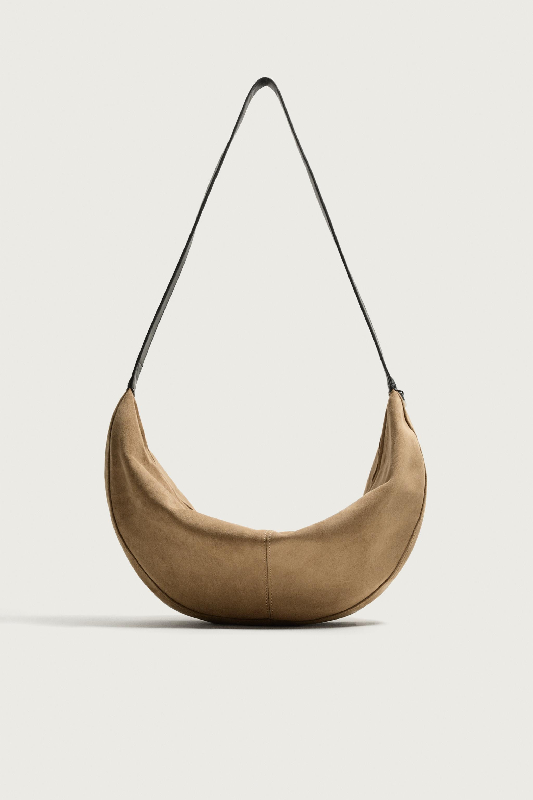 Zara - Plain Shoulder Bag - Khaki Green - One Size Only - Man | Zara US