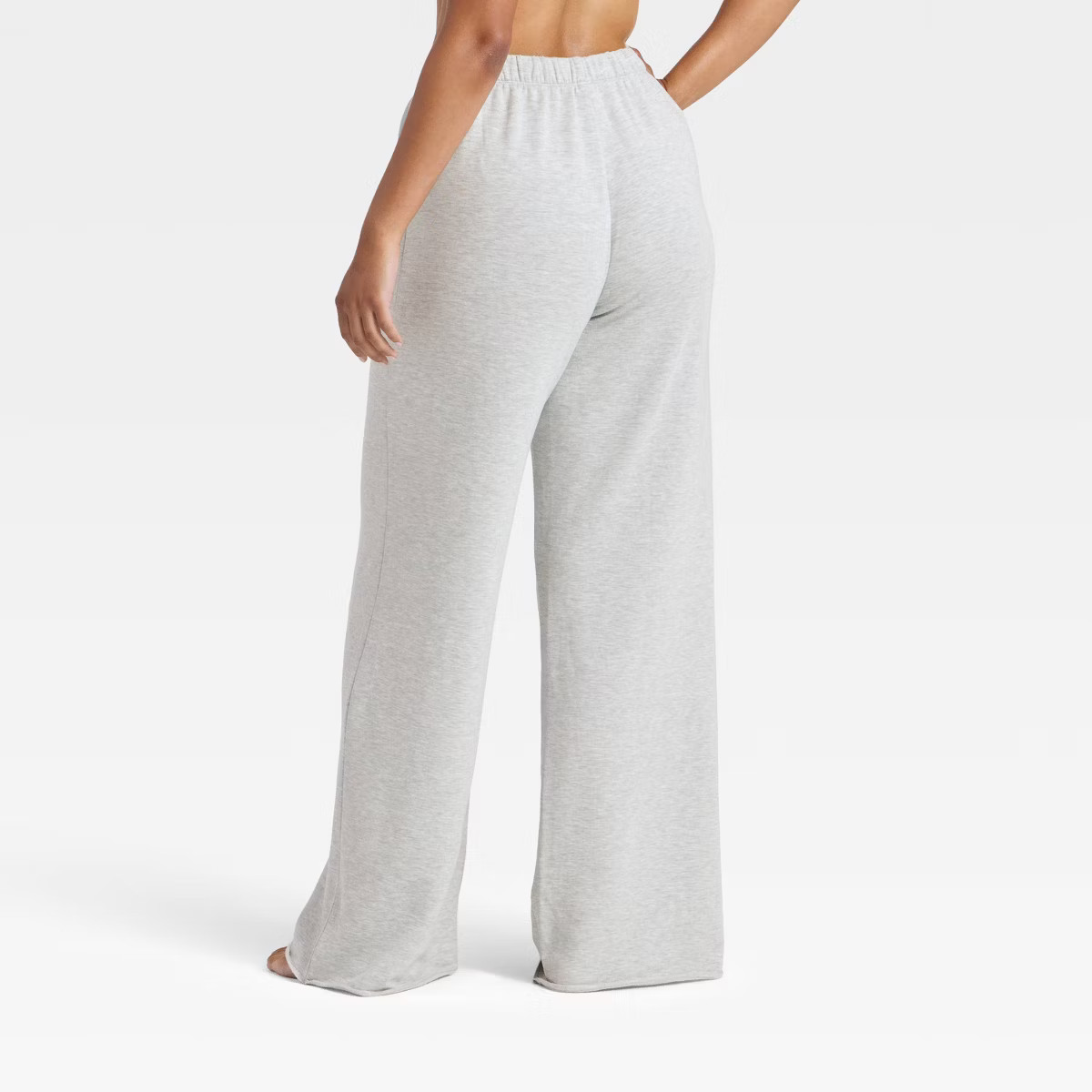 Women's PeachySoft French Terry Fleece Wide Leg Lounge Pants - Wild Fable™ | Target