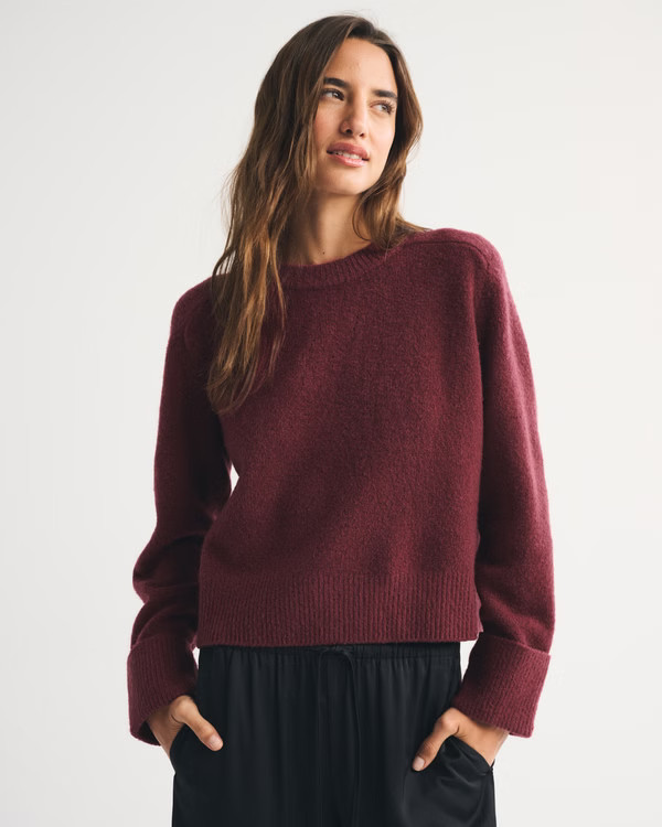 The A&F Madeline Crew Sweater | Abercrombie & Fitch (US)