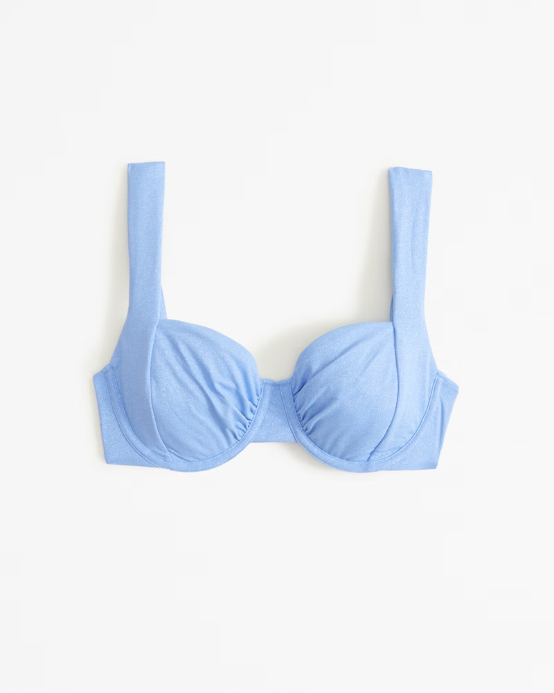 Wide Strap Underwire Bikini Top | Abercrombie & Fitch (US)