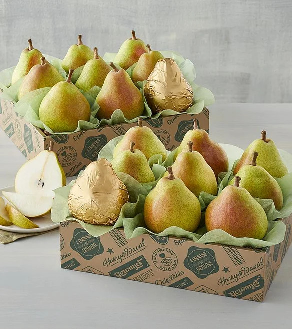 Two Boxes of The Favorite® Royal Riviera® Pears | Harry & David