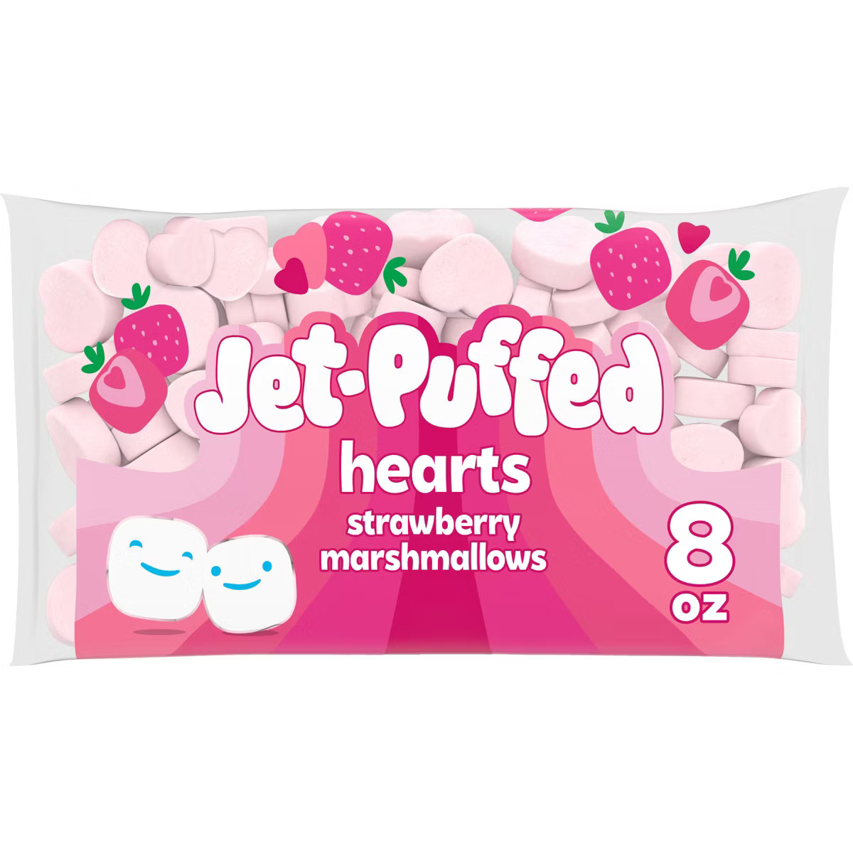 Jet-Puffed Strawberry Marshmallow Hearts - 8oz | Target