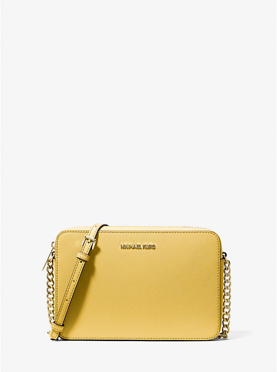 Jet Set Large Saffiano Leather Crossbody Bag | Michael Kors US