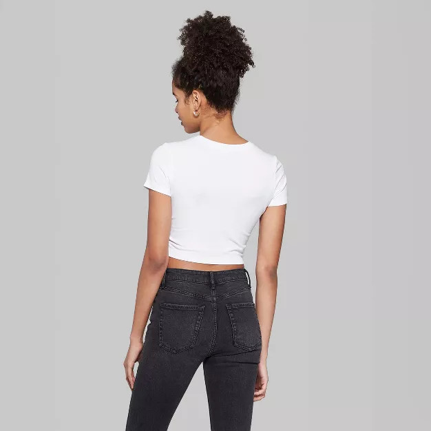 Women's Short Sleeve Cropped T-Shirt - Wild Fable™ | Target