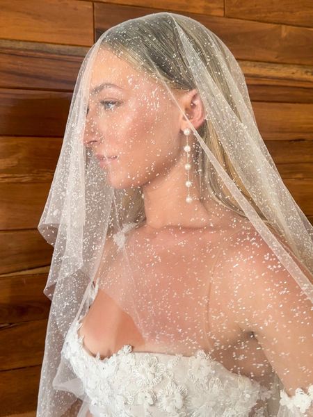 The dreamiest veil and earrings for the bride 🤍

#LTKstyletip #LTKwedding #LTKHoliday