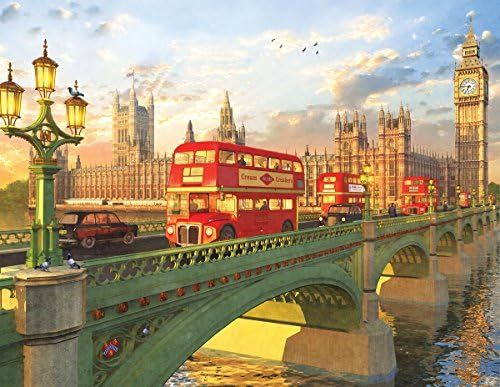 Springbok 500 Piece Jigsaw Puzzle Westminster Bridge, Multi | Amazon (US)