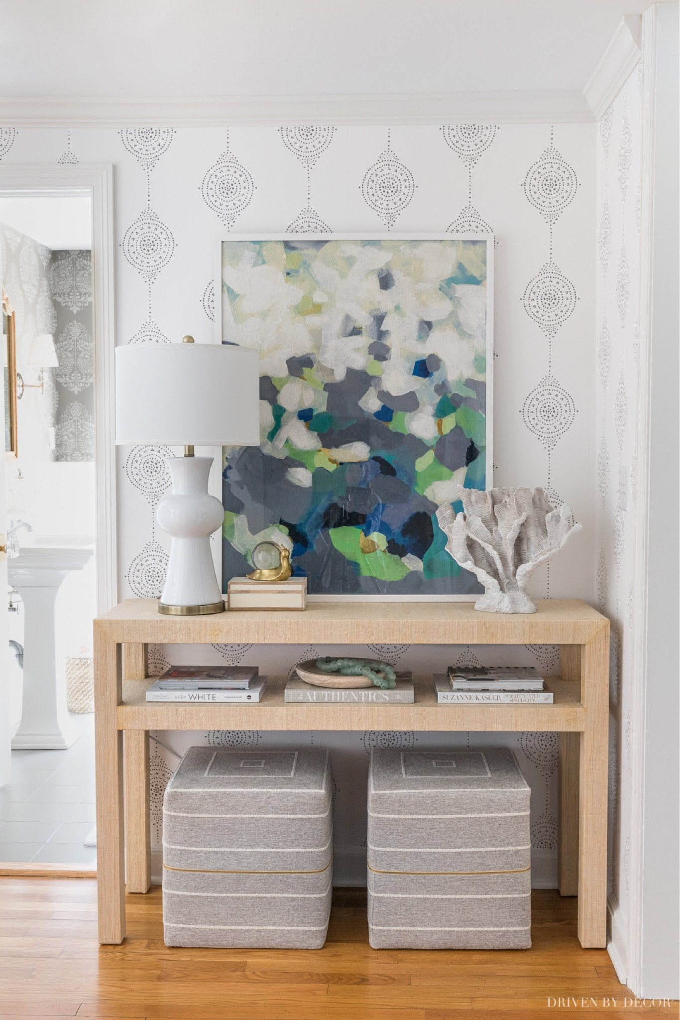 My entryway console is on clearance so snag it before it’s gone! I’ve also linked my art, lamp, and accessories 🙌🏻

#LTKFind #LTKhome #LTKsalealert