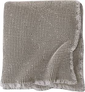 Brielle Home Darren 100% Cotton Waffle Weave Thermal Blanket, Taupe/Beige, King/Cal King | Amazon (US)