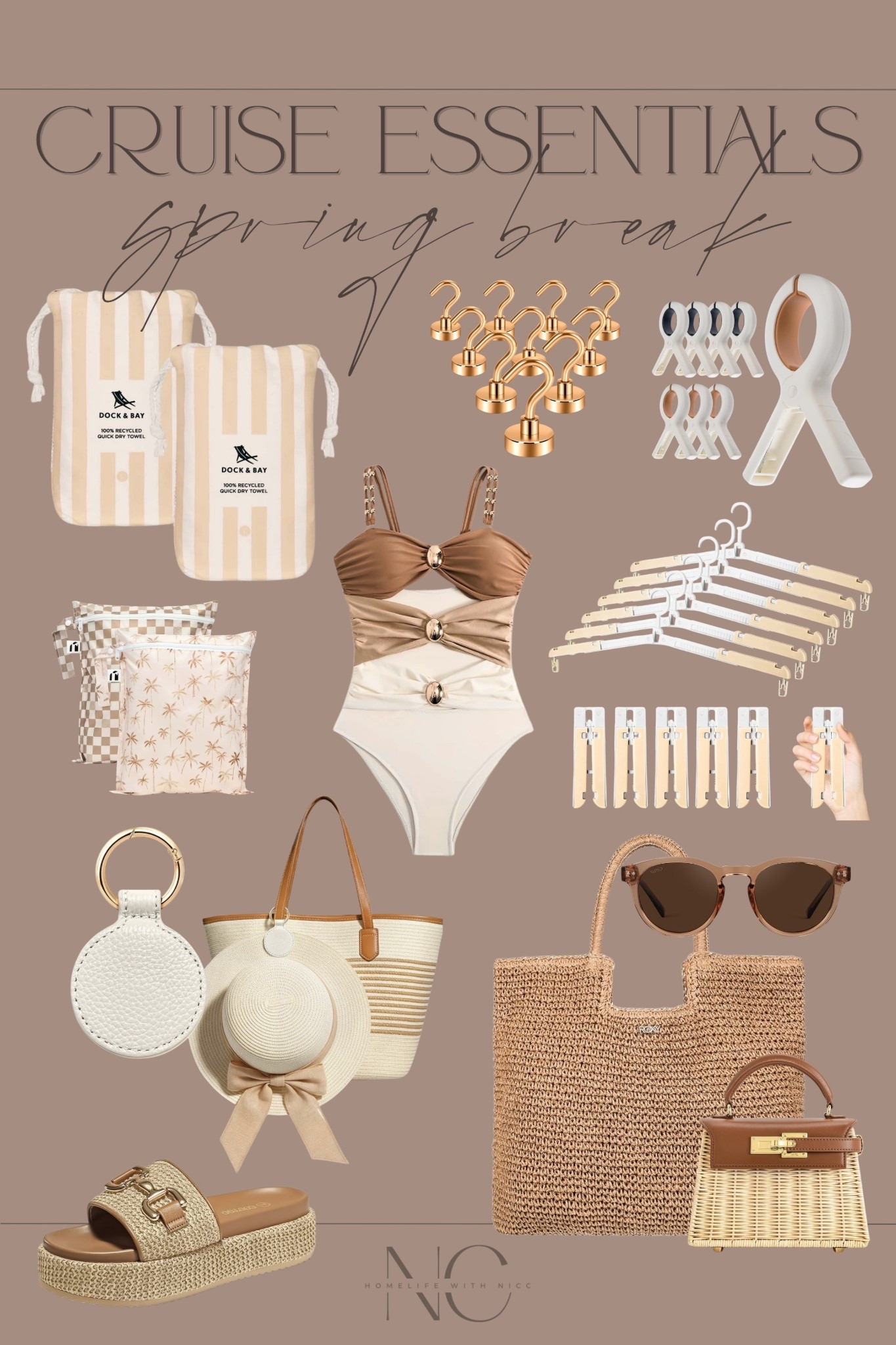 Spring break cruise essentials ✨🚢☀️

My go-to cruise packing list: magnetic hooks, cabin organizers, quick-dry towels, beach bags, swimsuits, and travel must-haves for an organized, stress-free vacation.

Everything linked for easy cruise prep 🤍

#cruiseessentials #cruisepackinglist #springbreaktravel #disneycruise #familytravel


#LTKSeasonal #LTKSpringSale #LTKSwim