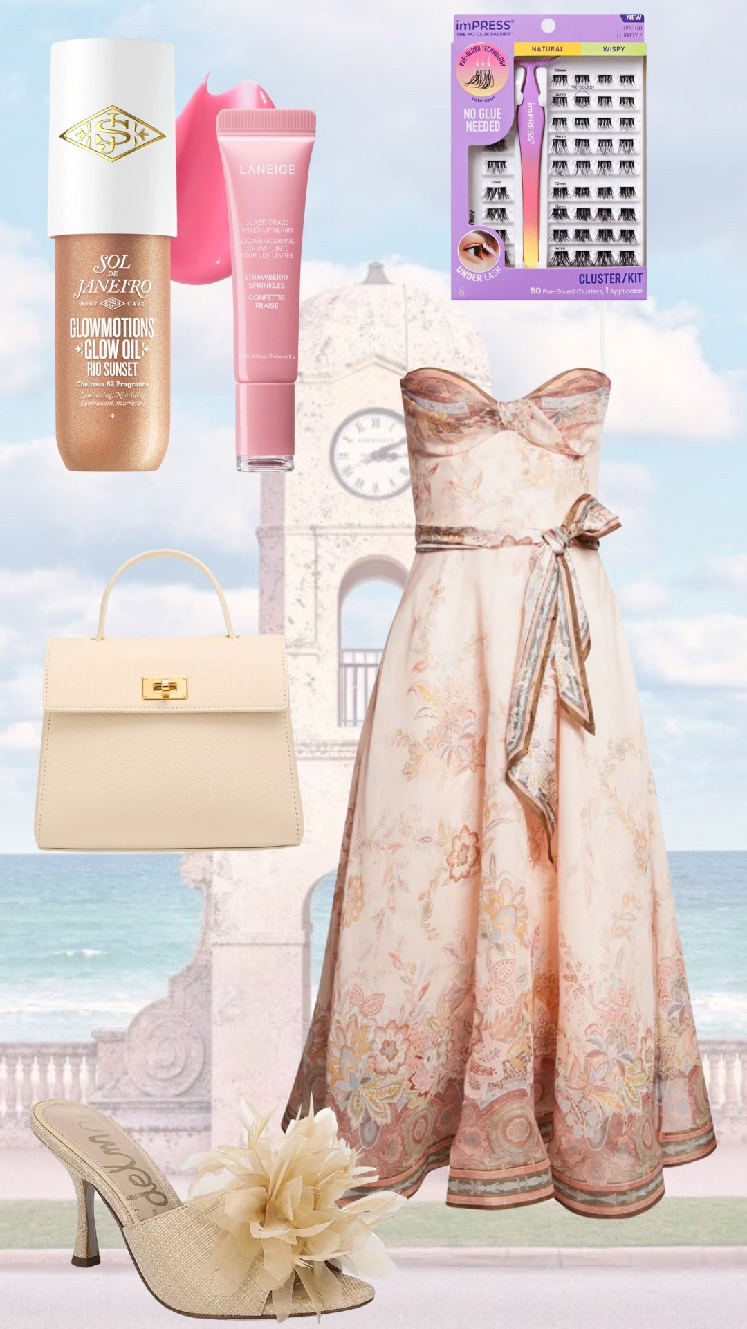 Beautiful dress for a wedding, bridal shower, and spring and summer events 💫