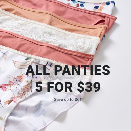 Soma panty sale. Follow the size chart for sizing  

#LTKfindsunder50 #LTKSeasonal #LTKworkwear