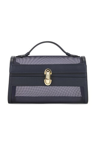 Savette Symmetry Pochette Bag in Navy | FWRD 