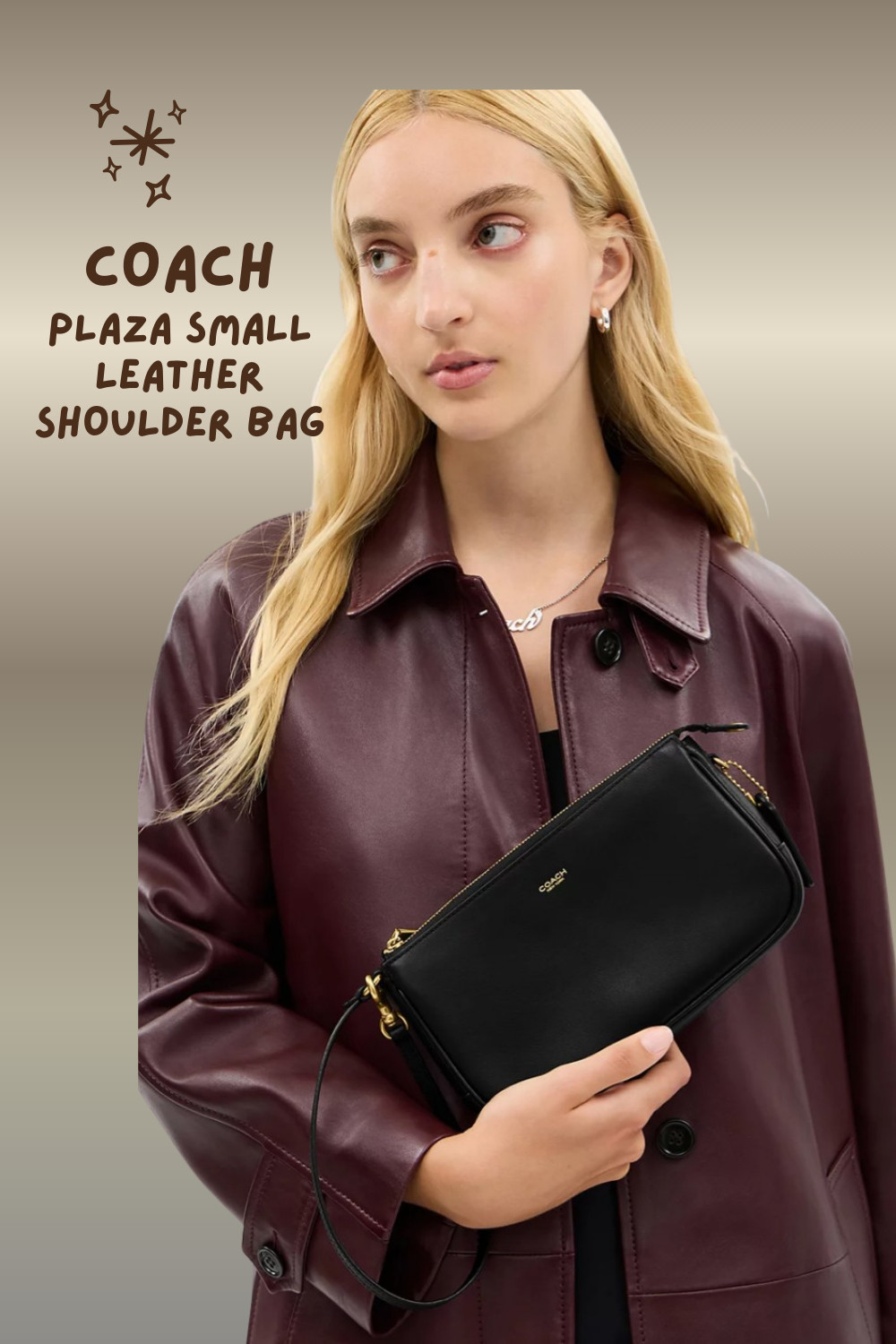 The Coach Plaza Small Leather Shoulder Bag is the perfect blend of refined structure and everyday versatility. Crafted in smooth leather with a sleek, minimalist silhouette, this shoulder bag adds effortless polish to any outfit. 

 #LTKstyletip #LTKbag #LTKgiftguide