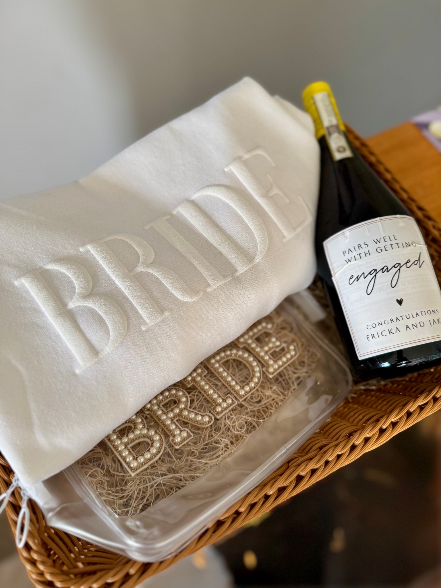 Gift basket for my friend who just got engaged! The perfect presents for brides 🤍

#LTKWedding #LTKStyleTip #LTKGiftGuide