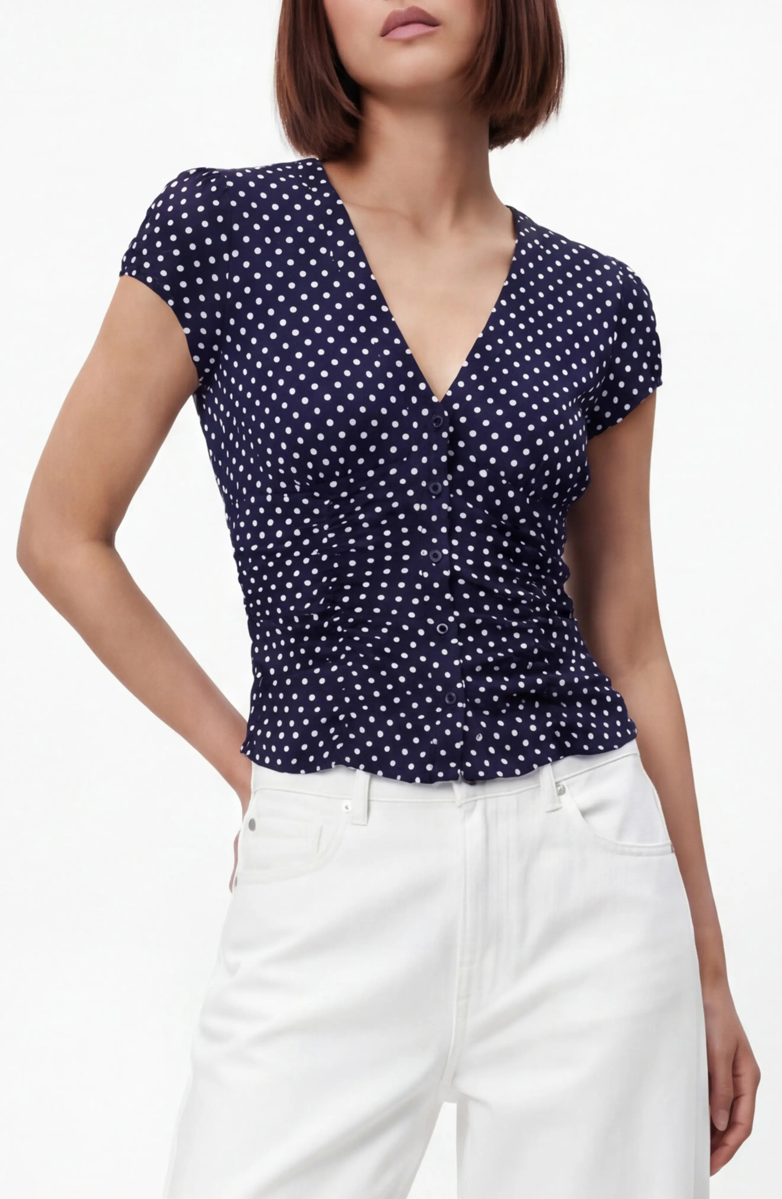 BY DESIGN Hazel Buttoned Top (Women) | Nordstromrack | Nordstrom Rack