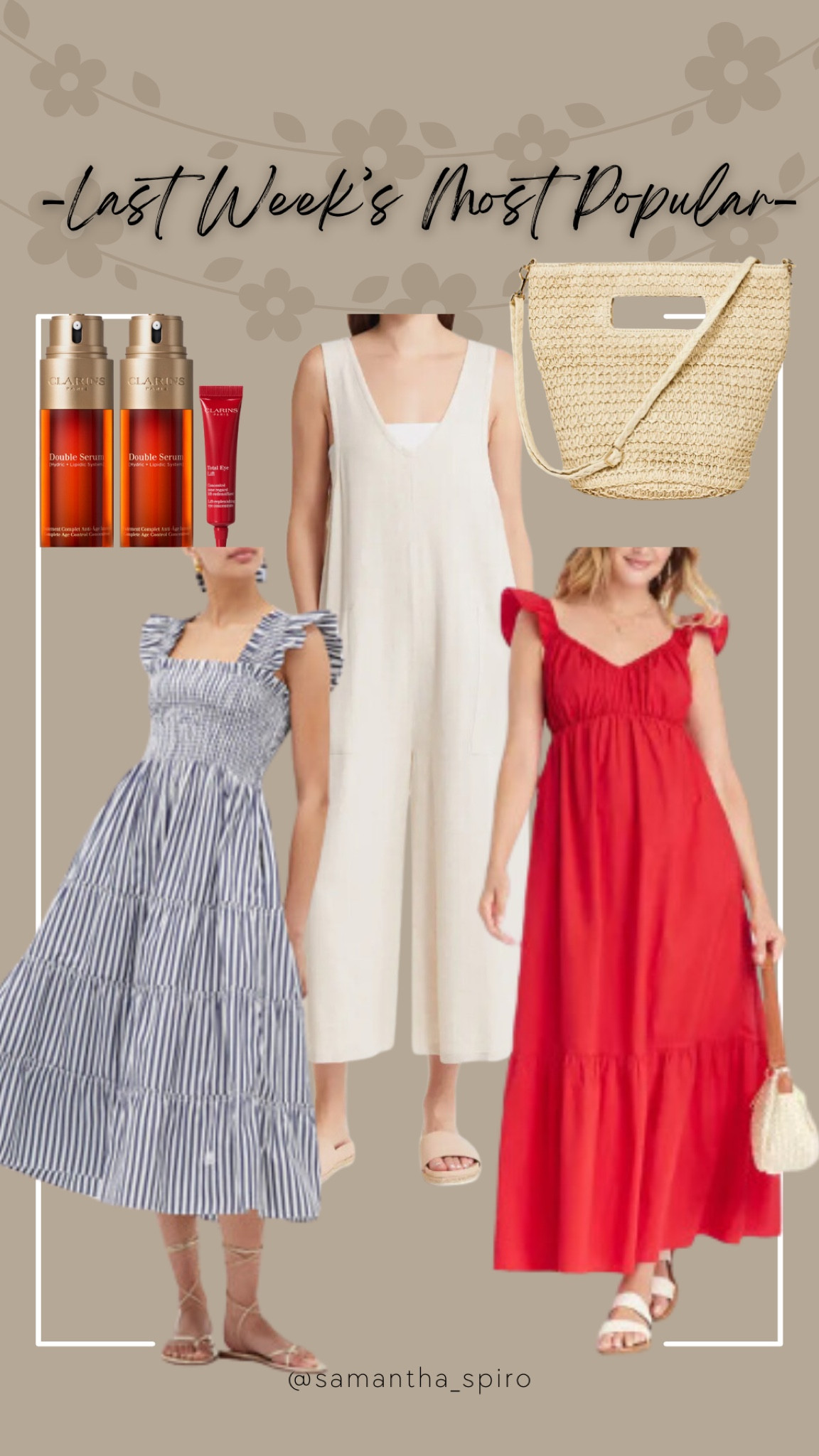 Your top 5 from last week. 

#summerdresses 

#LTKTravel #LTKBeauty
