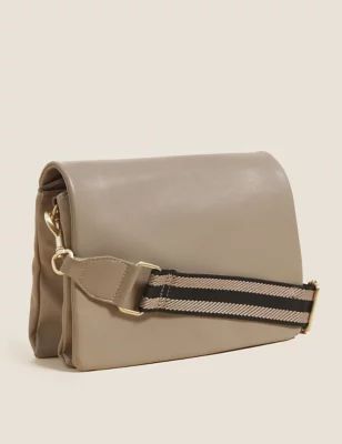 Faux Leather Messenger Cross Body Bag | M&S Collection | M&S | Marks & Spencer IE