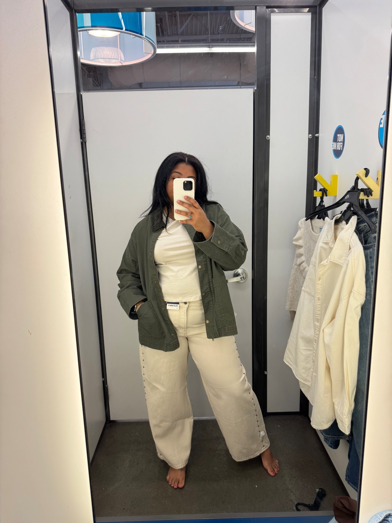 It gave me parent trap vibes and I love it lol These pants are studded on the side and they are so cute. And this green jacket a staple for any closet! 

#LTKStyleTip #LTKSeasonal #LTKMidsize