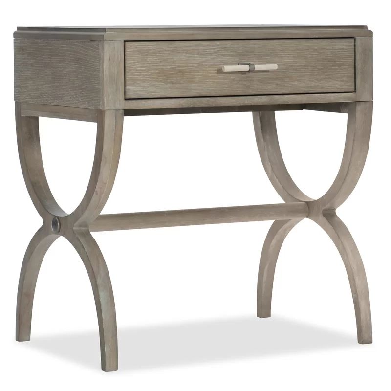 Affinity 1 - Drawer Solid Wood Nightstand in Gray | Wayfair North America