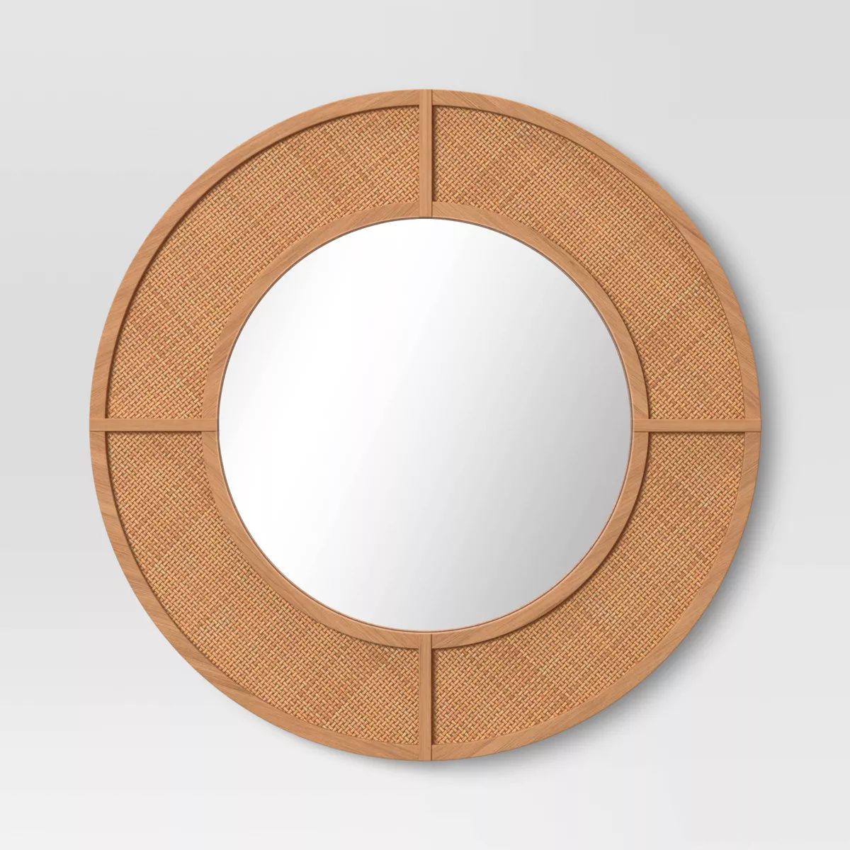 28" Caning Round Wall Mirror - Threshold™ | Target