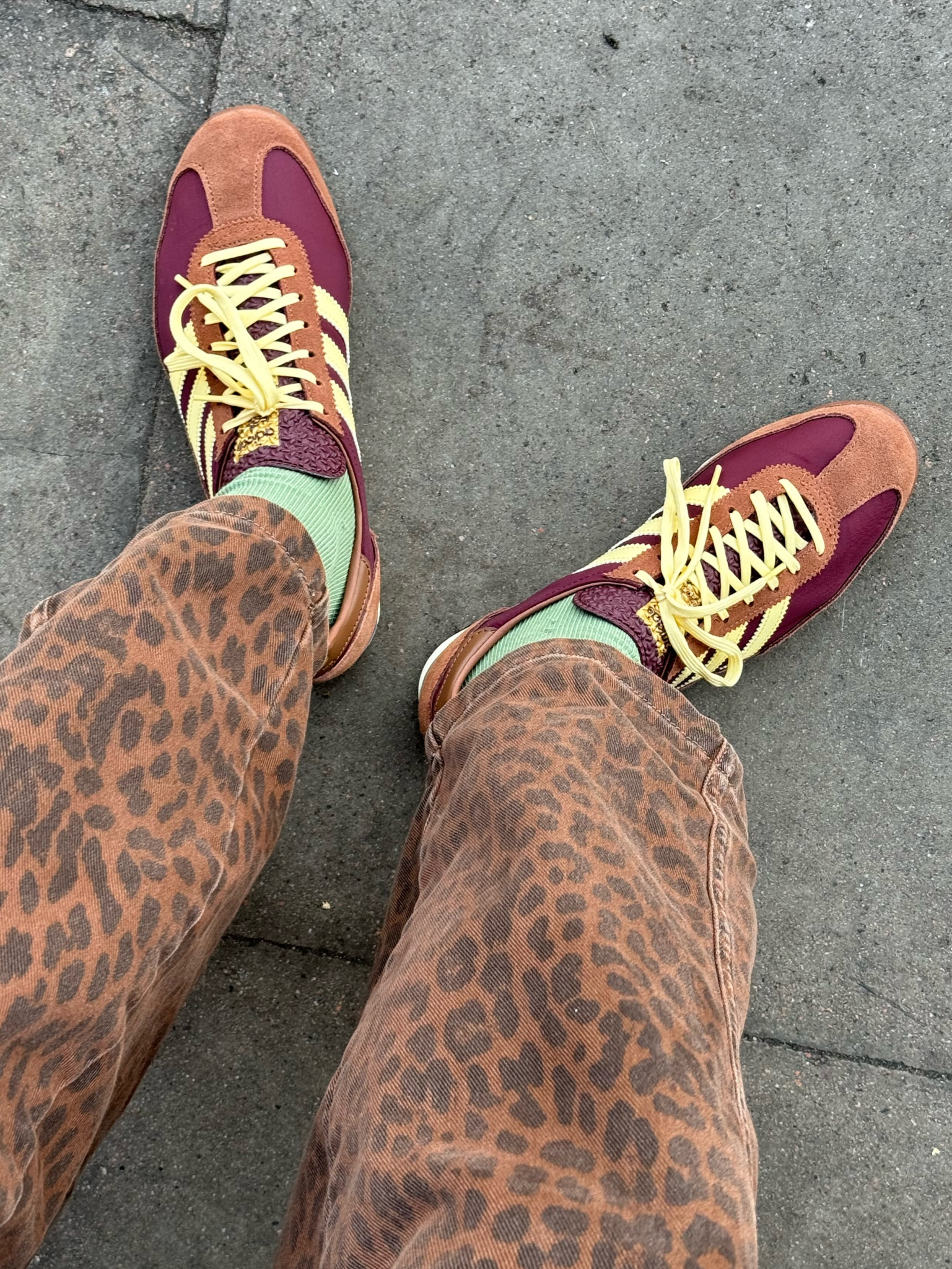 The perfect autumn trainer, fits true to size, dopamine dressing, autumn style, what I’m wearing, adidas, colourful style, burgundy, autumn colour palette, leopard print jeans, damson madder 

#LTKmidsize #LTKstyletip #LTKuk