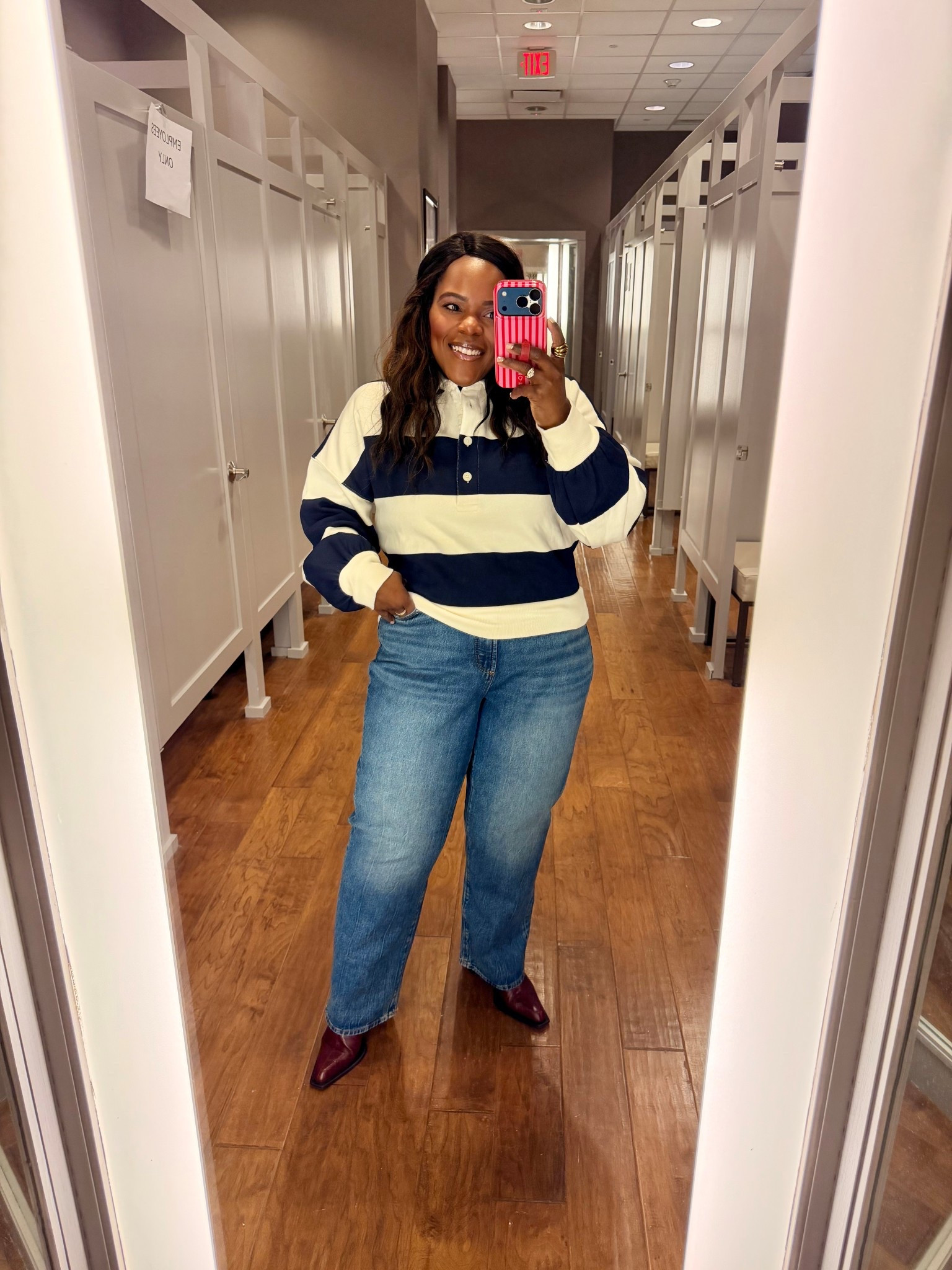 Rugby polo pullover from LOFT! Wearing medium. 

#LTKgrwm #LTKSaleAlert #LTKootd